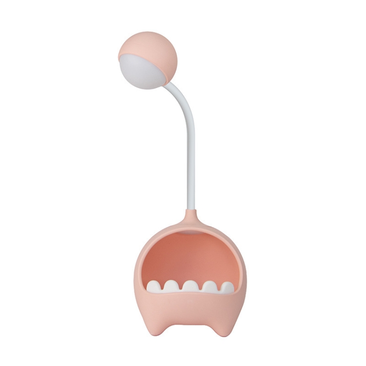 

BWDZG-01 Creative Big Mouth Storage Eye Protection Reading Learning Lamp Bedside Desk Light, Power source: Plug-in(Pink)