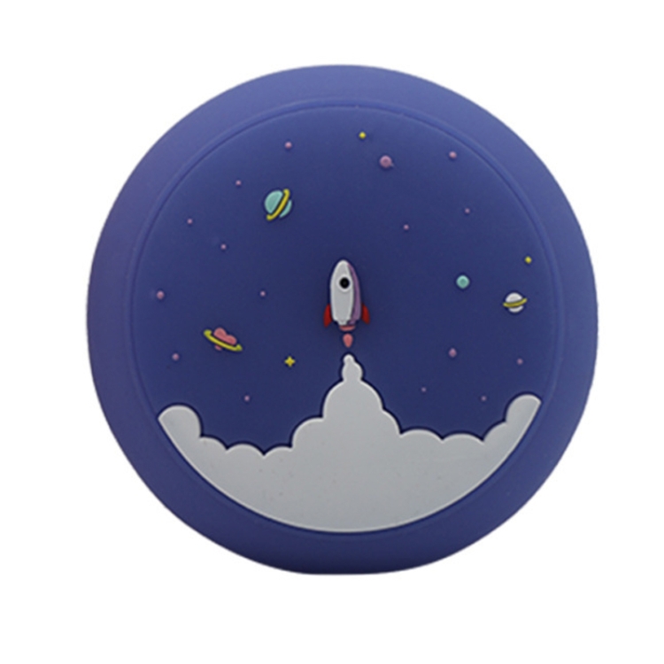 

Space Rocket Night Light Smart Sensor Baby Bedside Lamp LED Cartoon Indoor Atmosphere Lamp(Blue)