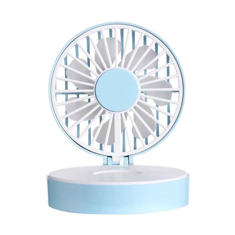 

USB Mini Handheld Vanity Mirror Fan(Blue)