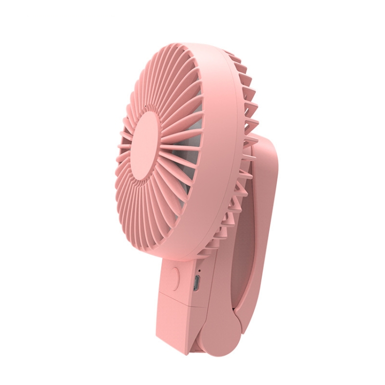 

GT-1818 Handheld Clip Fan Desktop Student Stroller USB Small Fan, Colour: Cherry Blossom Powder