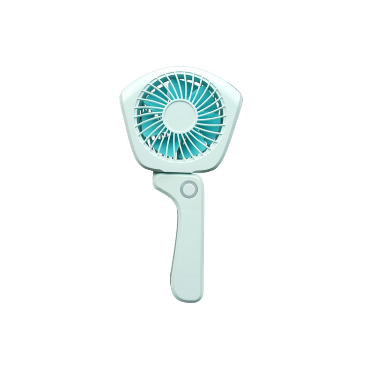 

USB Portable Folding Silent Fan Student Mini Handheld Fan(Cyan)