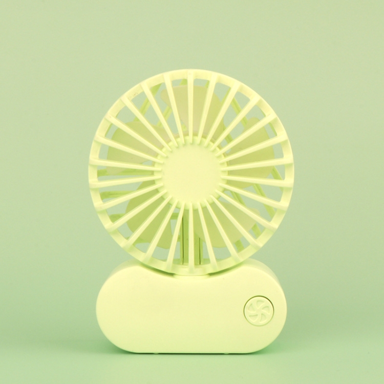 

1068 Office Desktop Handheld USB Portable Shaking Head Fan(Green)