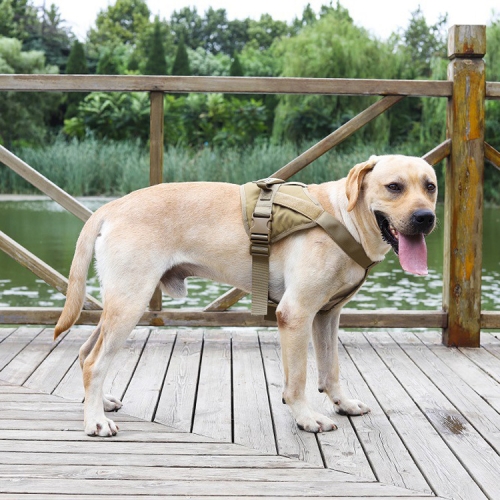 

Large And Medium-Sized Dog Vest-Style Chest Harness L(Khaki)