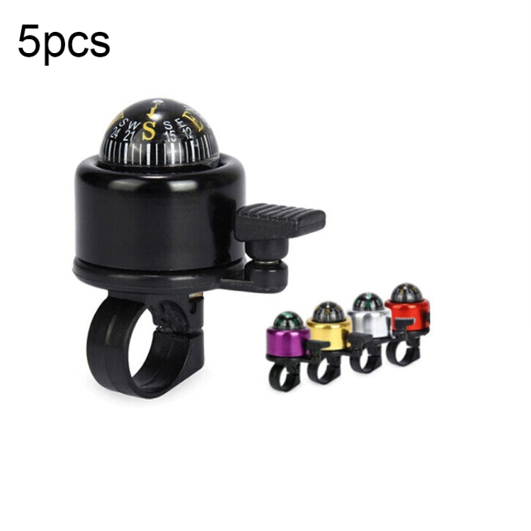 

10 PCS Bicycle Bell Mountain Bike Compass Aluminum Alloy Bell Riding Equipment Accessories, Random Color Delivery