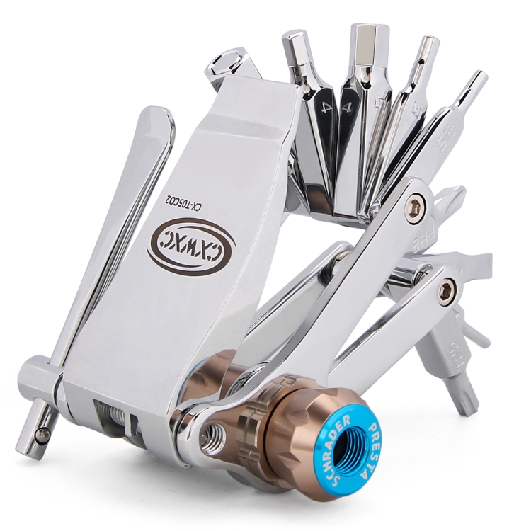 

CXWXC 16 In 1 Bicycle Repair Combination Tool Multifunctional Mountain Bike Repair Tool