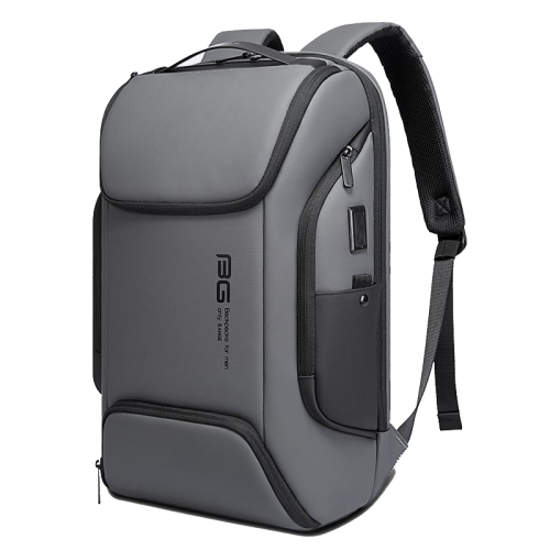 

BANGE BG-7267 Men Shoulders Bag Business Waterproof Backpack(Gray)