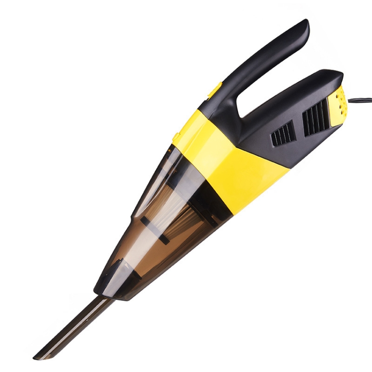 

72W Car Handheld Portable Vacuum Cleaner Small Car Vacuum Cleaner Yellow With Wire