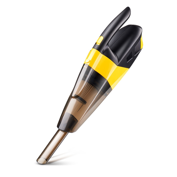 

72W Car Handheld Portable Vacuum Cleaner Small Car Vacuum Cleaner Wireless Yellow