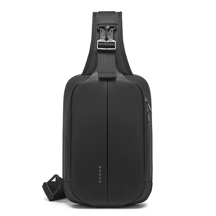 

BANGE BG-7210 Men Chest Bag Business Casual One-Shoulder Messenger Bag(Black)