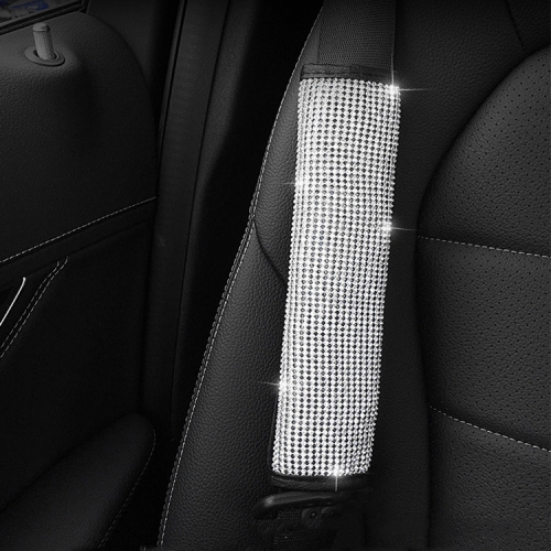 

2 PCS Car Diamond-Studded Interior Products Personalized Protective Sleeve Shoulder Guard