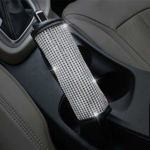 

2 PCS Car Diamond-Studded Interior Products Personalized Protective Sleeve Handbrake Cover