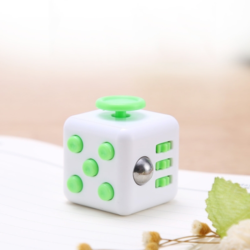 

3 PCS Decompression Cube Toy Adult Decompression Dice, Colour: White+Green