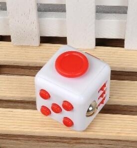 

3 PCS Decompression Cube Toy Adult Decompression Dice, Colour: White + Red