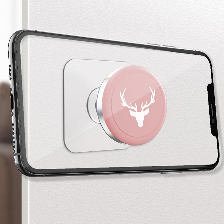 

B52 Bathroom Bedroom Kitchen Bedside Wall Phone Holder Multifunctional Magnetic Bracket(Sakura Pink)