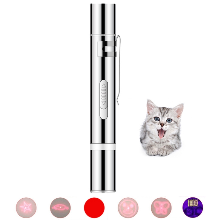 

USB In-Line Flashlight Laser Pattern Funny Cat Stick Funny Cat Toy Pet Supplies