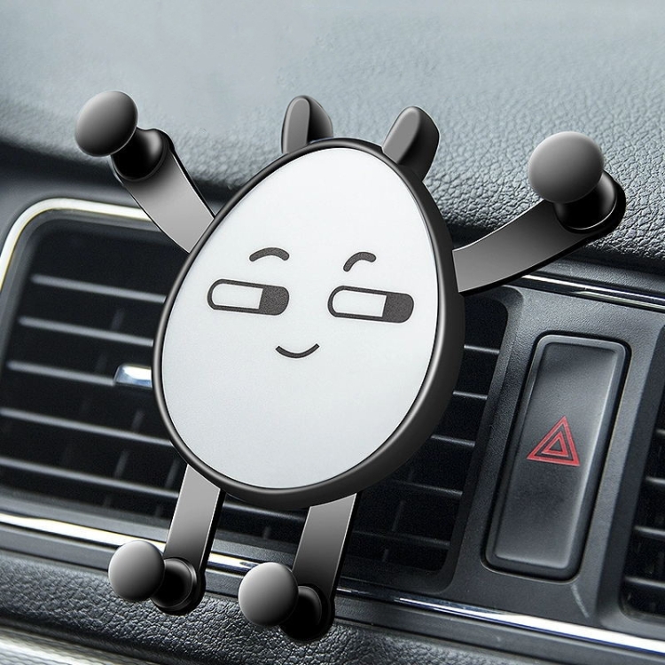 

2 PCS Car Air Outlet Navigation Support Clip Car Cartoon Gravity Mobile Phone Holder(Guilty)