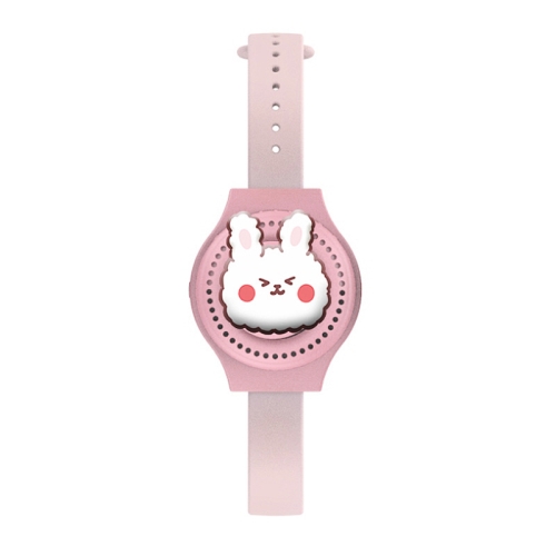 

S296 Cartoon Watch Leafless Fan USB Charging Children Wrist Mini Fan(Rabbit)