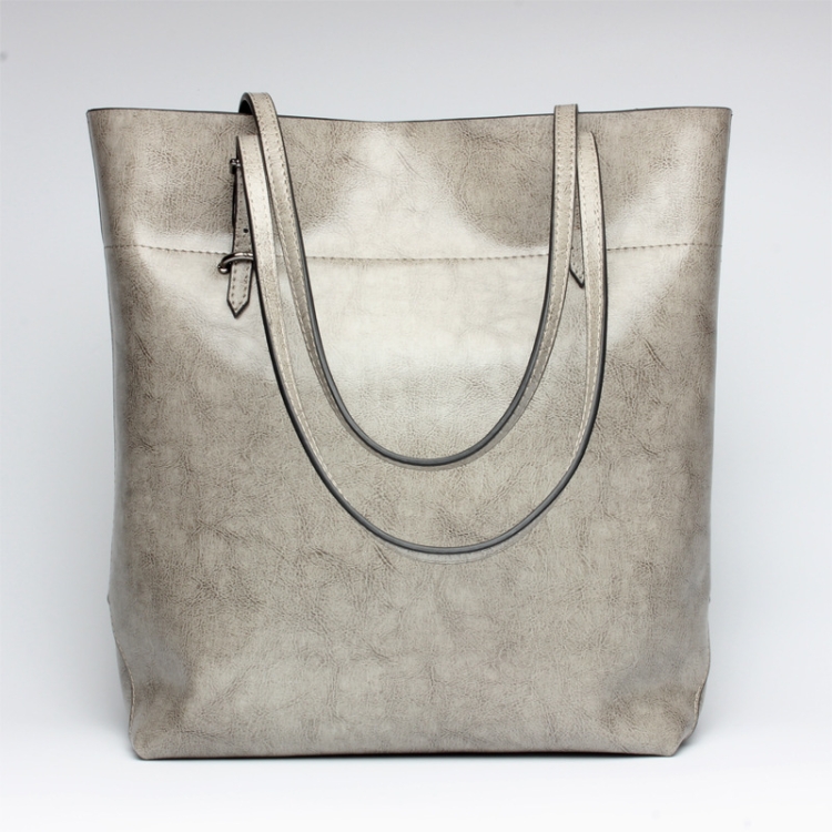 

L4002 Trendy Casual Tote Bag Shoulder Women Bag(Elephant Grey)