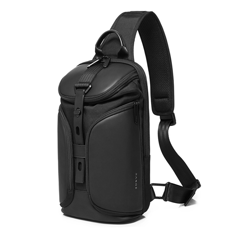 

BANGE BG-22057 Men One-Shoulder Bag Waterproof Casual Messenger Bag(Black)