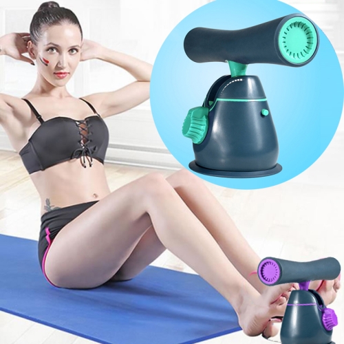 

Sit-Up Aids Fitness Equipment Household Fixed Feet Yoga Abdominal Exercises Trainer(Cyan)