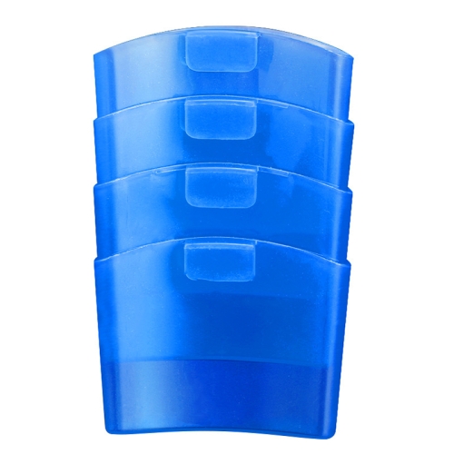 

TX008 3 Sets Afternoon Tea Coffee Biscuit Holder Snack Plastic Tea Bag Cup Holder(Blue)