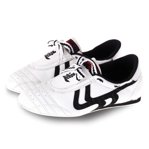 

Weirui Taekwondo Shoes Men And Women Tendon Sole Training Shoes, Random Style Delivery, Size: 32(White )