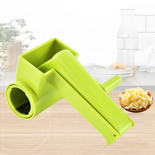 

3 PCS Plastic Hand-Cranked Rotary Grater Chocolate Cheese Multi-Function Planer(Green)