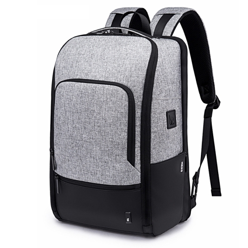 

BANGE BG-K82 Men Casual Shoulders Bag Business Computer Backpack with External USB Charging Port(Gray)