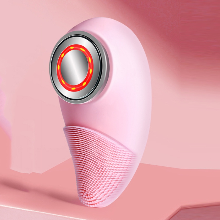 

HFT1 Silicone Facial Cleanser IPL Skin Rejuvenation Importer Massager, Colour: Girl Powder (Luxury