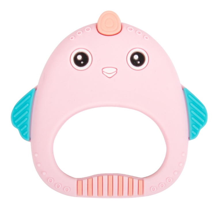 

MJYJ019 2 PCS Silicone Baby Teether Children Molar Stick Toy, Colour: Pink