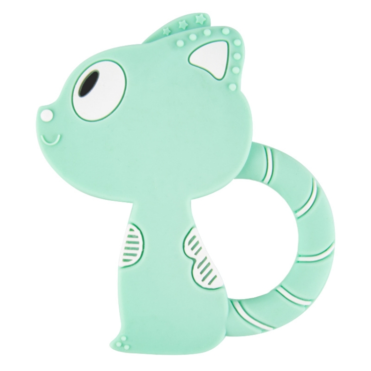 

MJYJ019 2 PCS Silicone Baby Teether Children Molar Stick Toy, Colour: Fox-Green