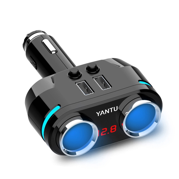

YANTU B39 Cigarette Lighters Cars Multifunctional Usb Fast Charging Car Charger Two-hole Voltage