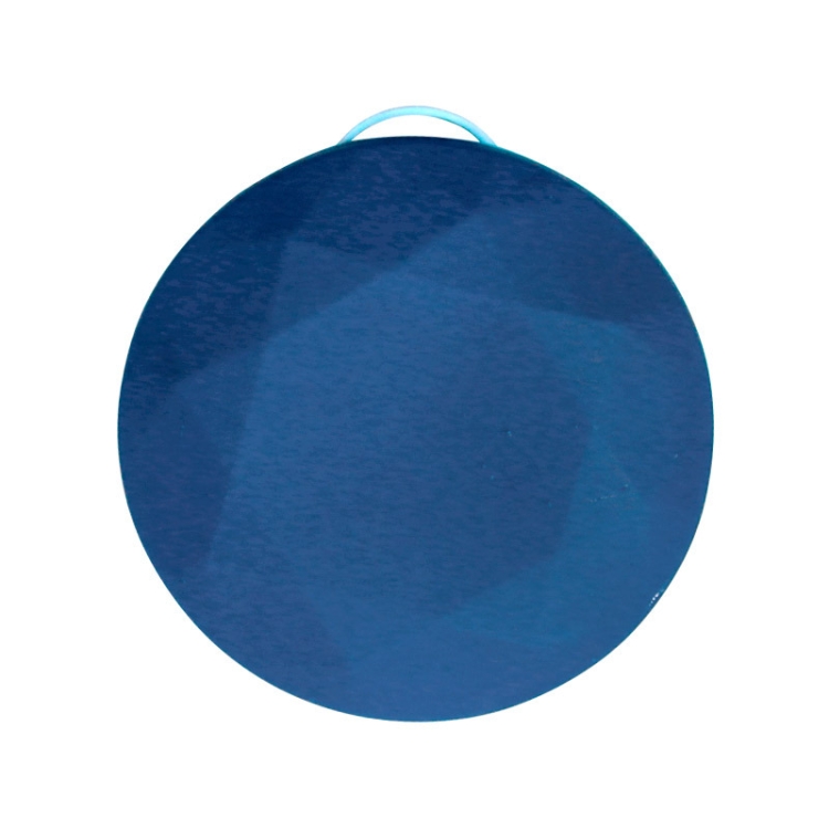 

2 PCS Creative Silicone Ice Tray DIY Ice Cube Mold With Lid, Specification: Round (Dark Blue)