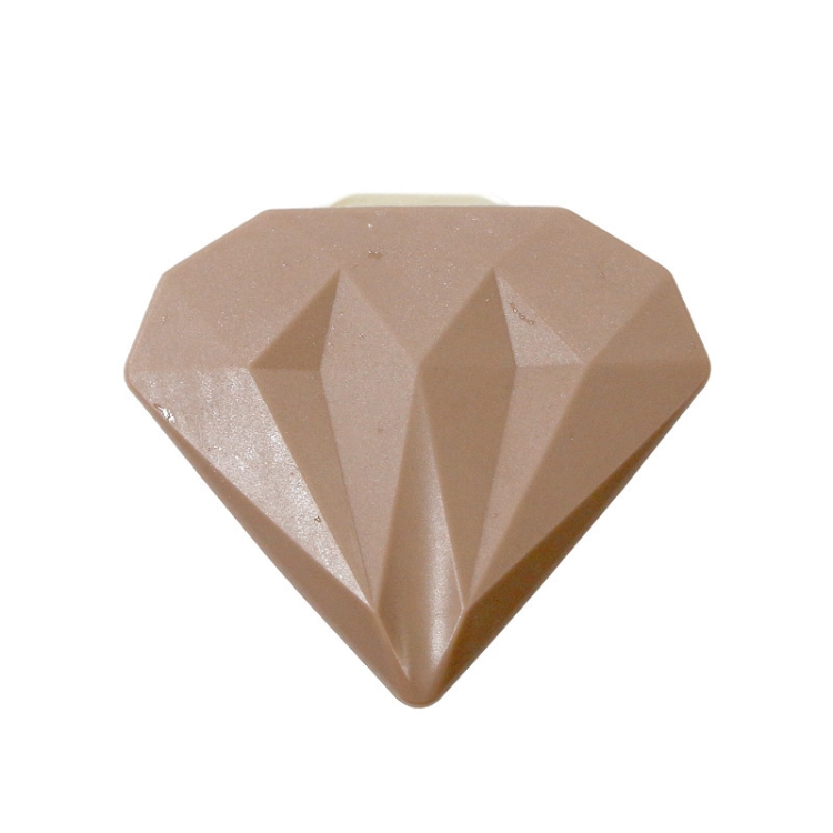 

2 PCS Creative Silicone Ice Tray DIY Ice Cube Mold With Lid, Specification: Diamond (Khaki)