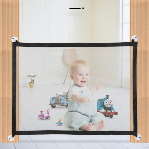 

WL001 Baby Safety Door Indoor Punch-Free Play Fence Children Staircase Guardrail Pet Isolation Fence, Specification: Small Net