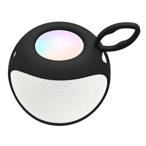 

Speaker Protective Cover Home Audio Soft Silicone Protective Case For Apple HomePod Mini(Black)
