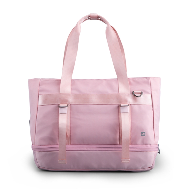 

F3613W Large Capacity Sports Bag With USB Convenient Shoulder Bag(Pink)