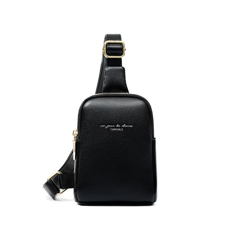 

D7005 Sports Diagonal Bag Women Chest Bag(Black)