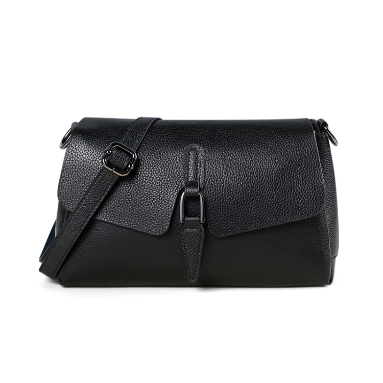 

T11152 Fashion All-Match Single Shoulder Messenger Bag Women(Black)