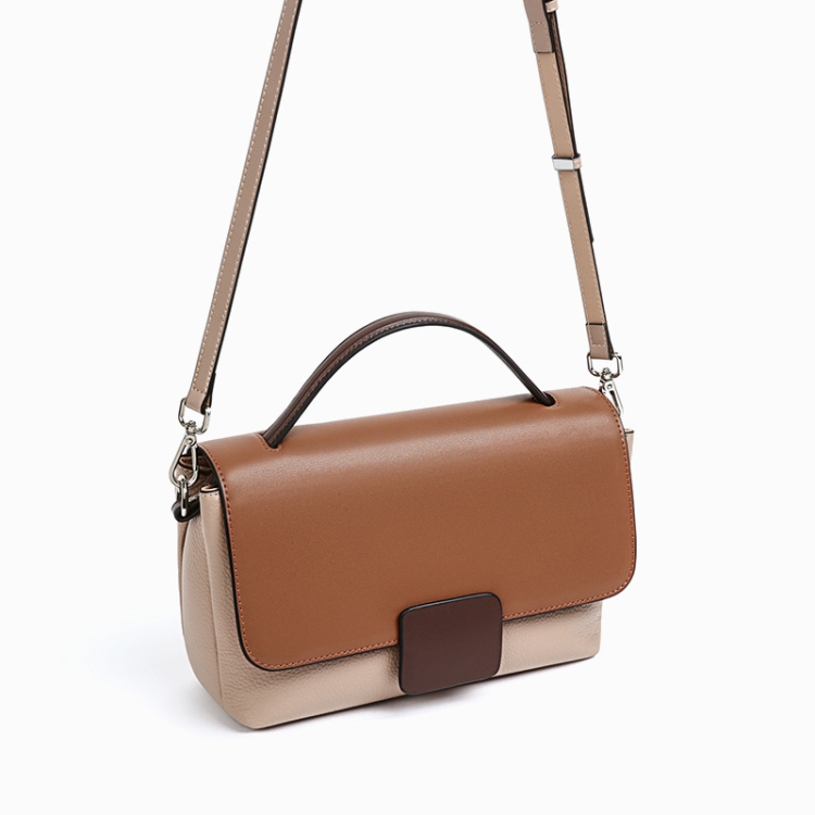 

7487 All-Match Shoulder Messenger Bag Women Handbag(Caramel)