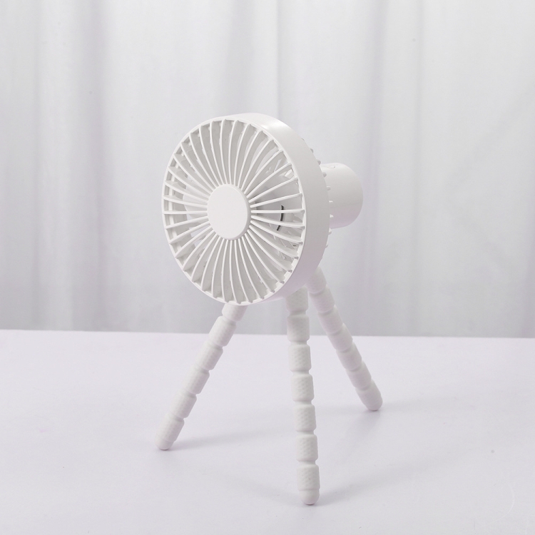 

F1010 Tripod Fan Mobile Phone Holder And Multi-scene Fan(White)
