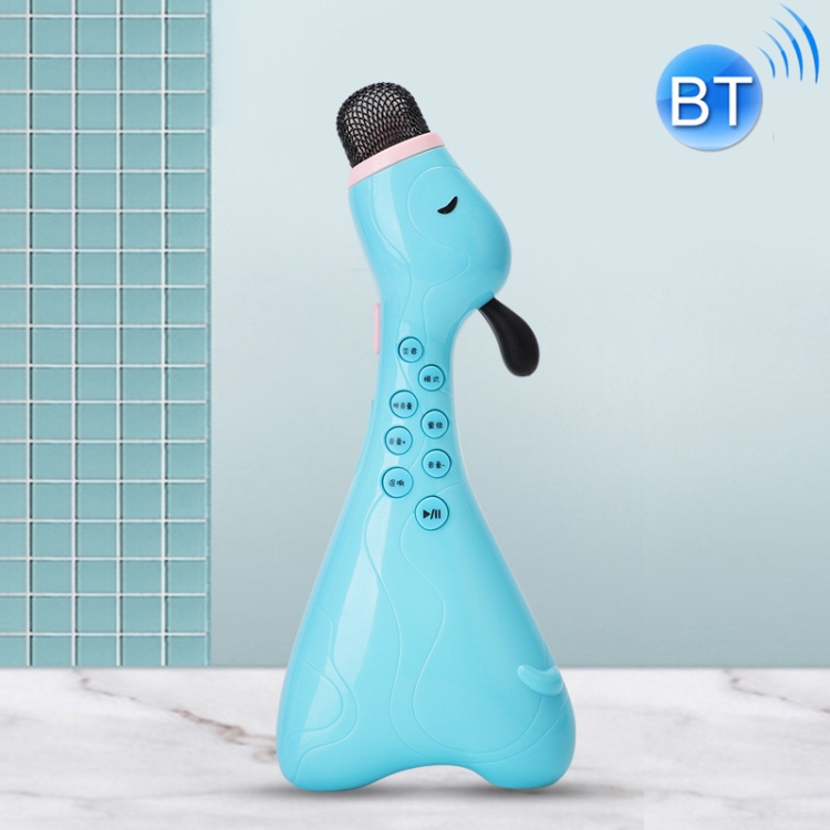 

Children Bluetooth Microphone Singing Music Toys(Blue )