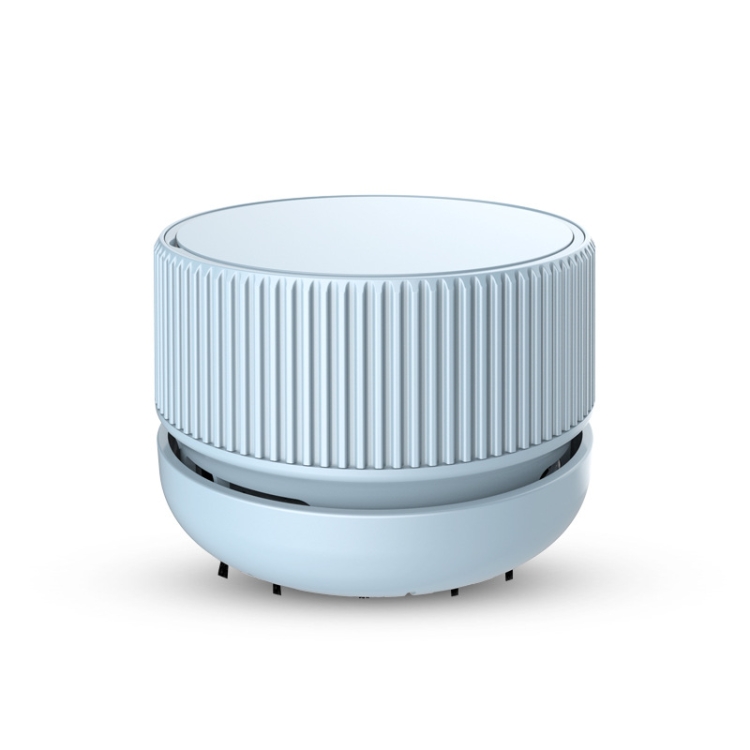 

Portable Handheld Desktop Vacuum Cleaner Home Office Wireless Mini Car Cleaner, Colour: Sky Blue Battery