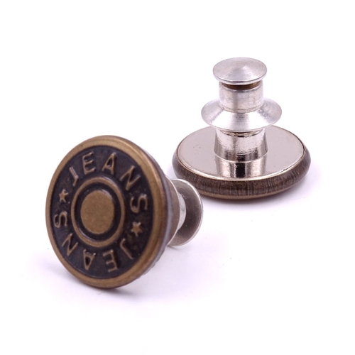 

20 PCS 17mm Jeans Buttons Nail-Free Adjustable And Detachable Buttons, Colour: Style 5