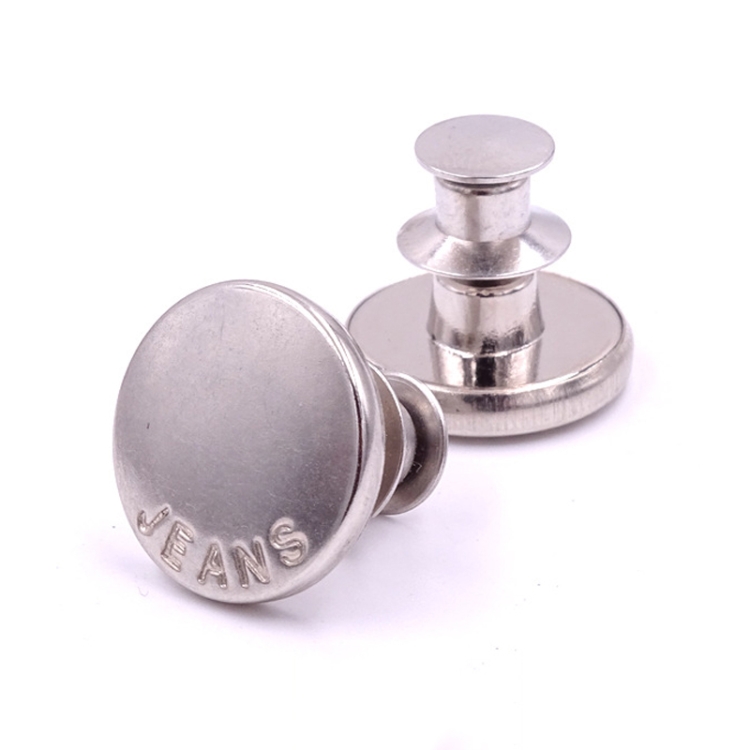 

20 PCS 17mm Jeans Buttons Nail-Free Adjustable And Detachable Buttons, Colour: Style 18
