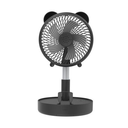 

TM-520B Retractable Folding Fan Household Portable Desktop Floor Small Fan(Black)