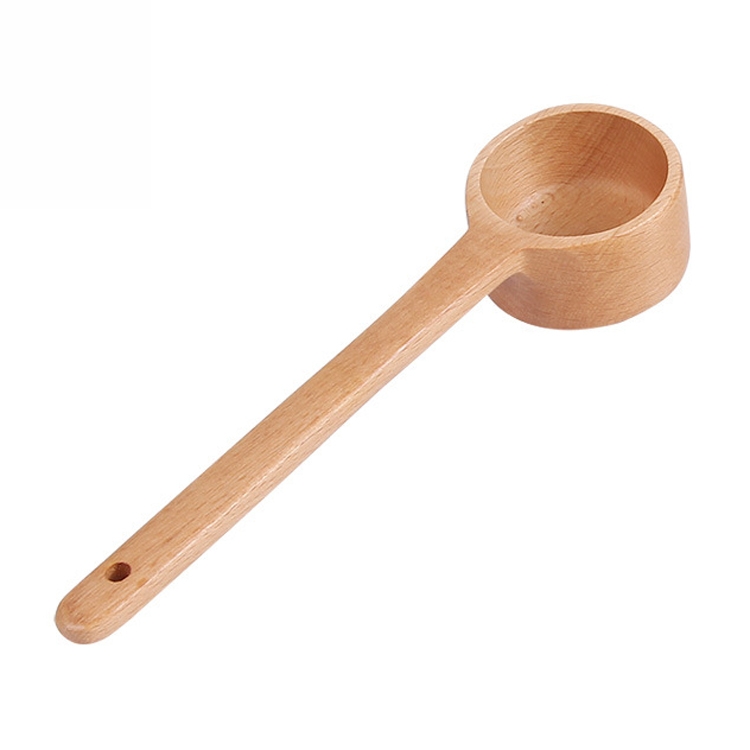 

Long-Handled Wooden Spoon Seasoning Spoon Dessert Coffee Milk Tea Spoon Medium