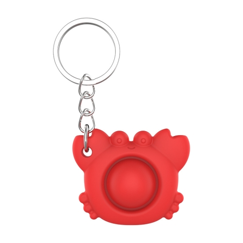 

3 PCS Decompression Toy Vent Keychain, Colour: Crab Red