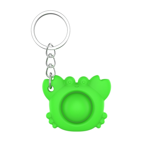 

3 PCS Decompression Toy Vent Keychain, Colour: Crab Green