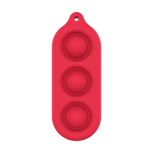 

3 PCS Decompression Toy Vent Keychain, Colour: Traffic Light Red